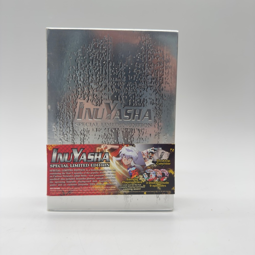Inuyasha Special Limited Edition 3 DVD Box Set w/ Promo Card Viz